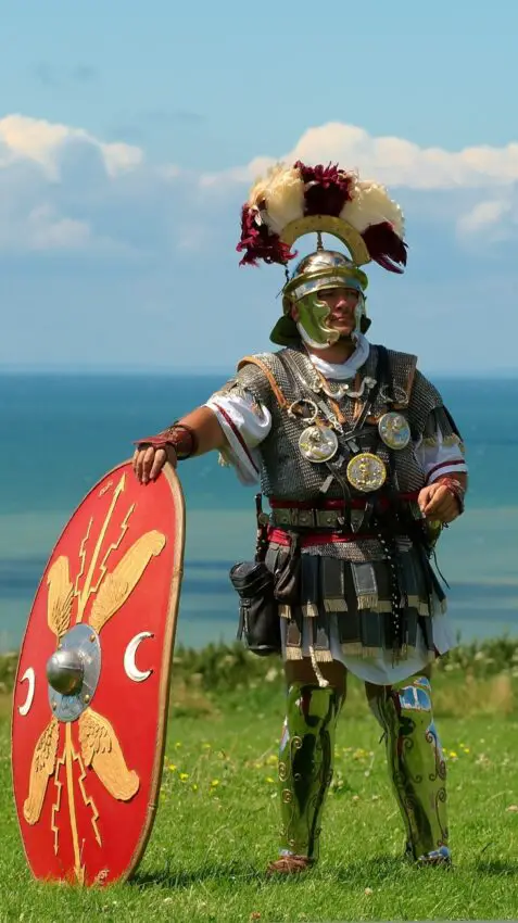 Modern representation of a Centurion - leader of a Roman legion