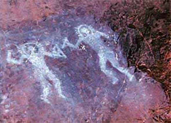 Are these ancient rock drawing PROOF that aliens visited Earth? | Science | News | Express.co.uk