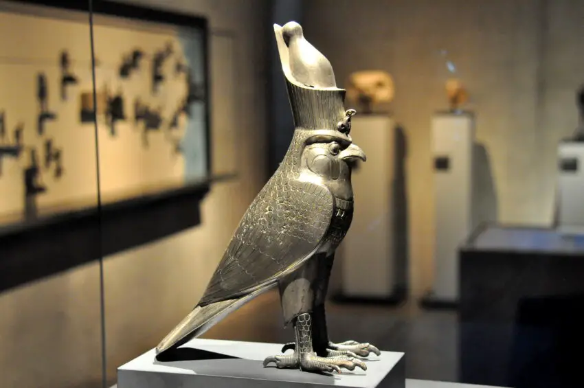 God Horus as a falcon