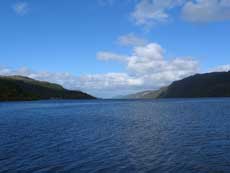 A view of Loch Ness. Loch Ness