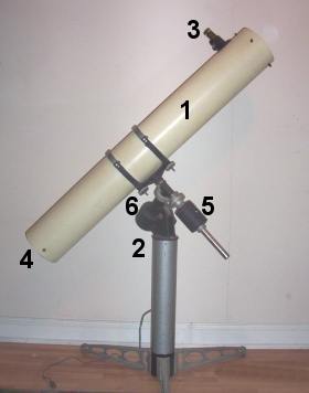 A reflector telescope