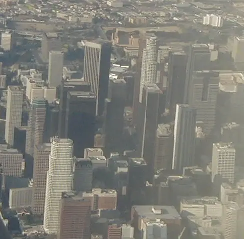 air pollution effects, downtown Los Angeles smog