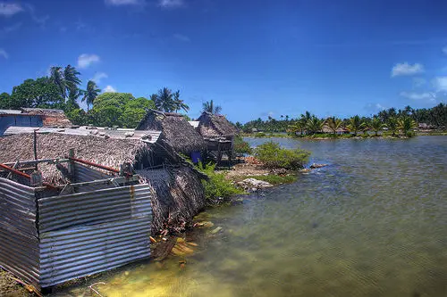 global warming effects, kiribati flooded